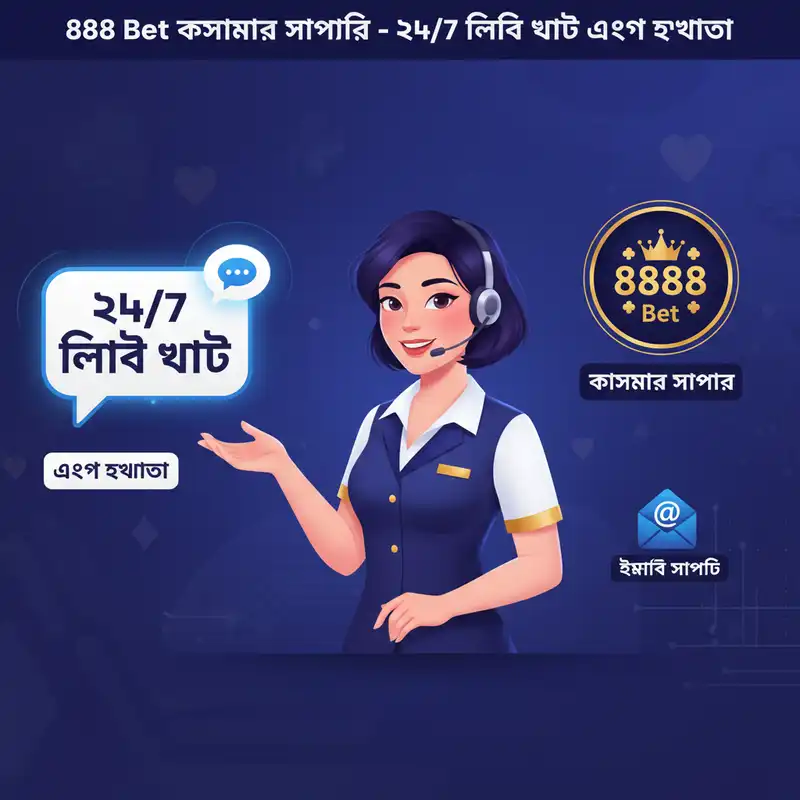 8888 Bet কাস্টমার সাপোর্ট টিম আপনার সহায়তায় প্রস্তুত