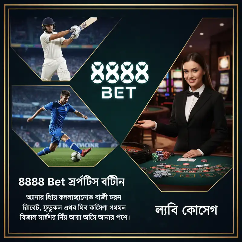 8888 Bet স্পোর্টস বেটিং ব্যানার